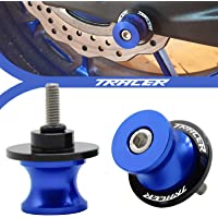 2pcs Diabolos M6 Tornillos CNC Aluminio para Yamaha Tracer 900-GT Tracer 700-GT（Azul）